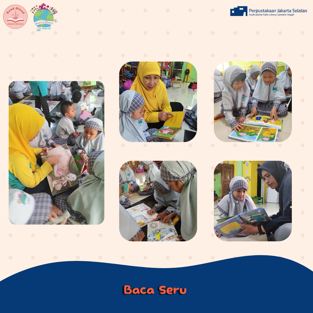 Duta Baca Jakarta Selatan Menyapa : Read Aloud & Fun Activities Di TK Asmaul Husna